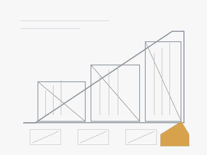 Initial under-stairs storage sketch and design drawing