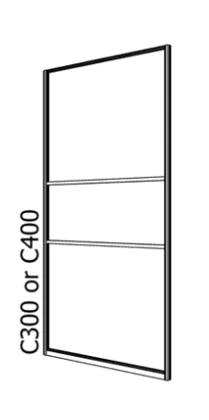 C300 / C400 split-panel layout