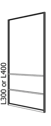 L300 / L400 split-panel layout