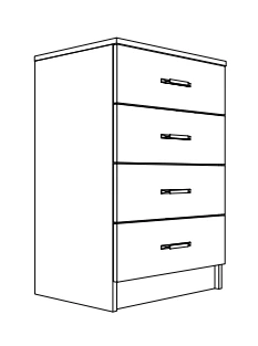 Premium 4-drawer unit — Global Doors brochure