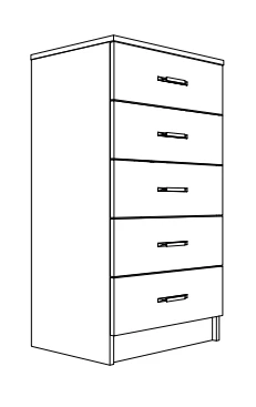 Premium 5-drawer unit — Global Doors brochure