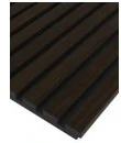 Premium Smoked Oak slatwall sample