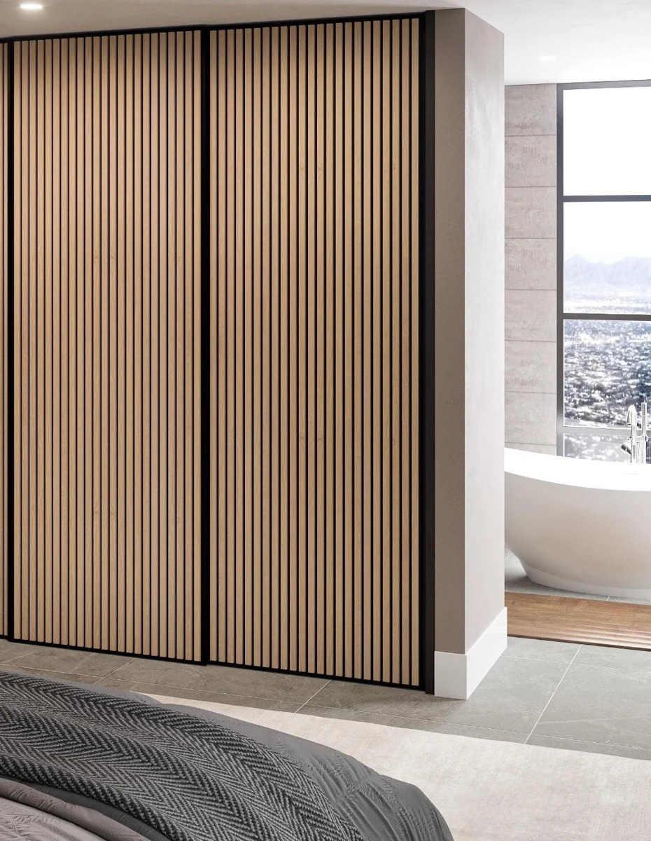 Slatwall sliding doors — Global Doors brochure