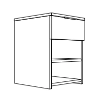 Medium bedside · 1 drawer — Global Doors brochure